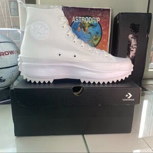 🆕 Converse	Run Star Hike High 'Triple White' - Mens Sizes